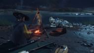 Use Camp to invite Wolf Pack members and improve gears (Image via PlayStation)
